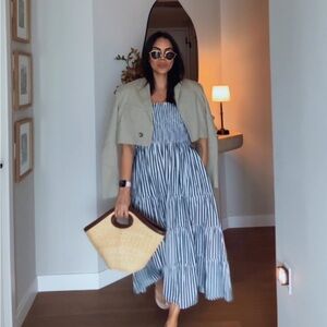 Hill House Nap Dress Blue Stripe